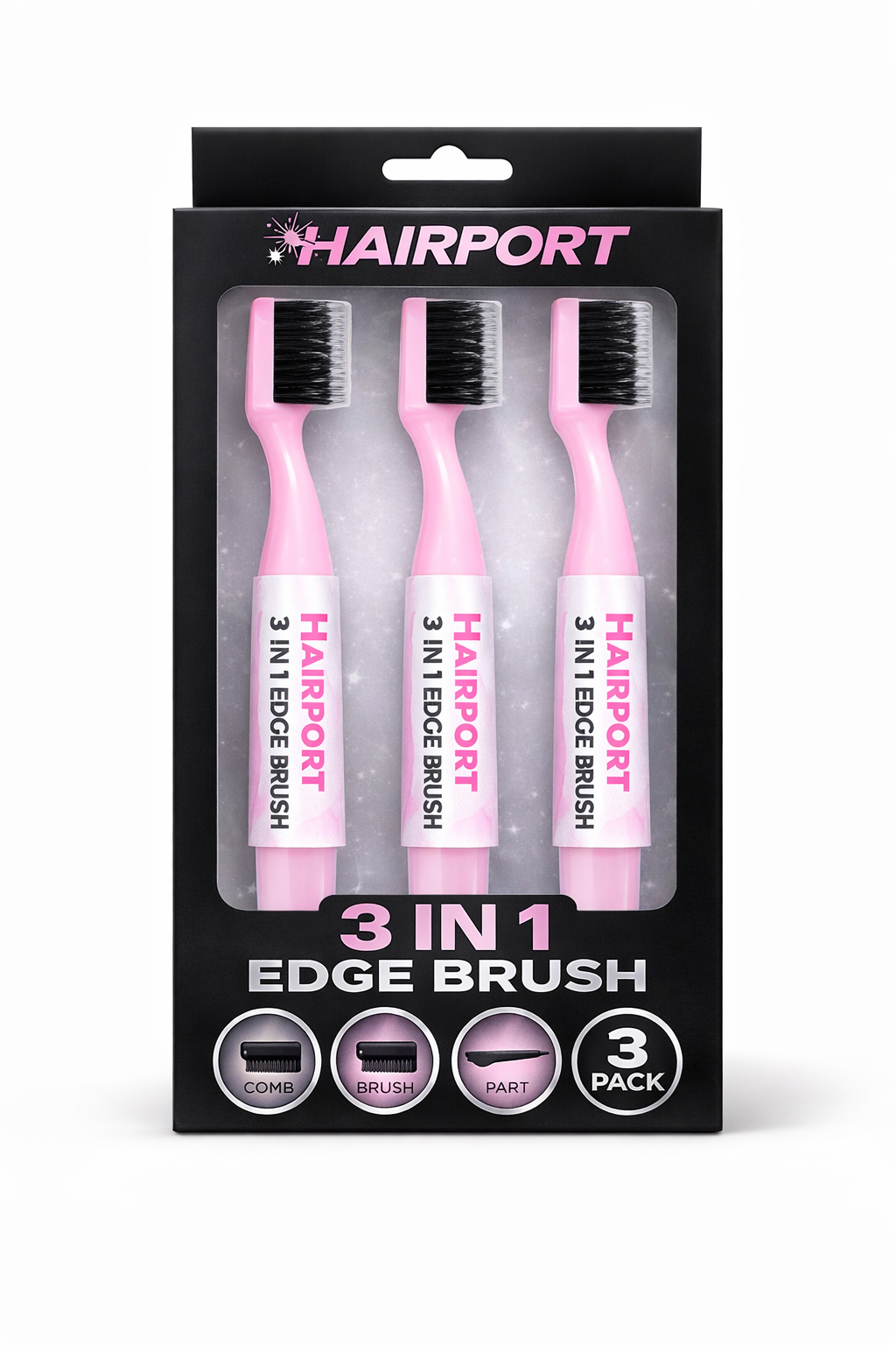 3 IN 1 STYLING BRUSH PACK